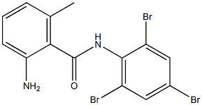 2-amino-6-methyl-N-(2,4,6-tribromophenyl)benzamide 구조식 이미지