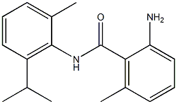 2-amino-6-methyl-N-[2-methyl-6-(propan-2-yl)phenyl]benzamide 구조식 이미지