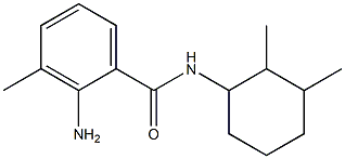 2-amino-N-(2,3-dimethylcyclohexyl)-3-methylbenzamide 구조식 이미지