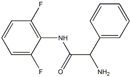 2-amino-N-(2,6-difluorophenyl)-2-phenylacetamide Structure