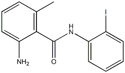 2-amino-N-(2-iodophenyl)-6-methylbenzamide Structure