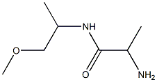 2-amino-N-(2-methoxy-1-methylethyl)propanamide 구조식 이미지