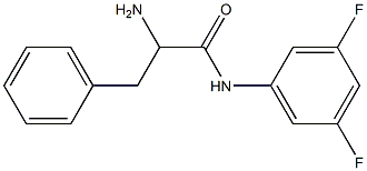 2-amino-N-(3,5-difluorophenyl)-3-phenylpropanamide 구조식 이미지