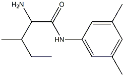 2-amino-N-(3,5-dimethylphenyl)-3-methylpentanamide 구조식 이미지