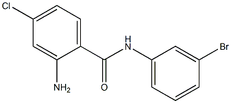 2-amino-N-(3-bromophenyl)-4-chlorobenzamide Structure