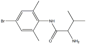 2-amino-N-(4-bromo-2,6-dimethylphenyl)-3-methylbutanamide 구조식 이미지