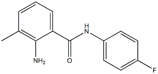 2-amino-N-(4-fluorophenyl)-3-methylbenzamide 구조식 이미지