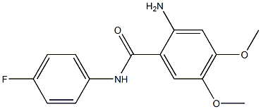 2-amino-N-(4-fluorophenyl)-4,5-dimethoxybenzamide 구조식 이미지