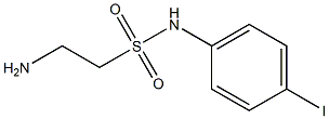 2-amino-N-(4-iodophenyl)ethane-1-sulfonamide 구조식 이미지