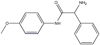 2-amino-N-(4-methoxyphenyl)-2-phenylacetamide 구조식 이미지