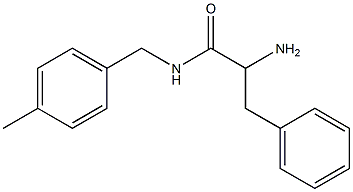 2-amino-N-(4-methylbenzyl)-3-phenylpropanamide 구조식 이미지