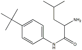 2-amino-N-(4-tert-butylphenyl)-4-methylpentanamide 구조식 이미지