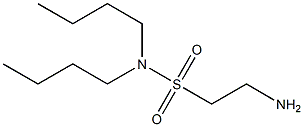 2-amino-N,N-dibutylethane-1-sulfonamide Structure