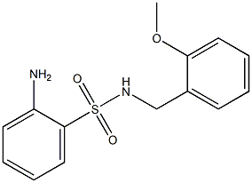 2-amino-N-[(2-methoxyphenyl)methyl]benzene-1-sulfonamide Structure