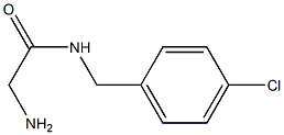 2-amino-N-[(4-chlorophenyl)methyl]acetamide 구조식 이미지