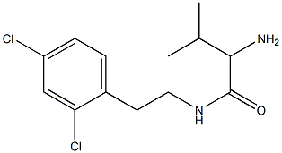 2-amino-N-[2-(2,4-dichlorophenyl)ethyl]-3-methylbutanamide Structure