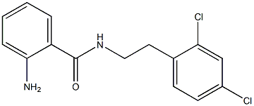 2-amino-N-[2-(2,4-dichlorophenyl)ethyl]benzamide Structure