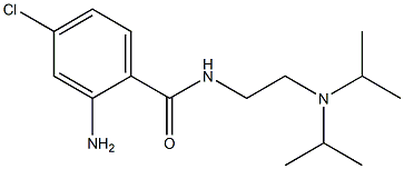 2-amino-N-{2-[bis(propan-2-yl)amino]ethyl}-4-chlorobenzamide Structure