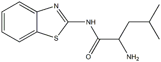 2-amino-N-1,3-benzothiazol-2-yl-4-methylpentanamide 구조식 이미지