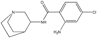 2-amino-N-1-azabicyclo[2.2.2]oct-3-yl-4-chlorobenzamide Structure