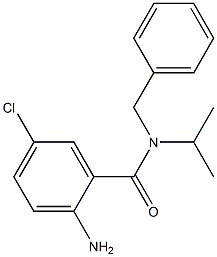 2-amino-N-benzyl-5-chloro-N-(propan-2-yl)benzamide 구조식 이미지