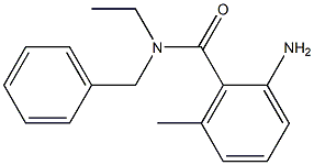 2-amino-N-benzyl-N-ethyl-6-methylbenzamide 구조식 이미지