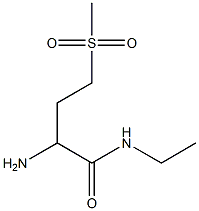 2-amino-N-ethyl-4-(methylsulfonyl)butanamide Structure