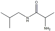 2-amino-N-isobutylpropanamide 구조식 이미지