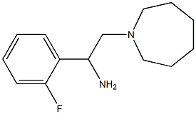 2-azepan-1-yl-1-(2-fluorophenyl)ethanamine 구조식 이미지