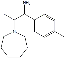 2-azepan-1-yl-1-(4-methylphenyl)propan-1-amine 구조식 이미지