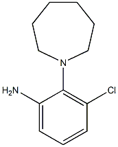 2-azepan-1-yl-3-chloroaniline Structure