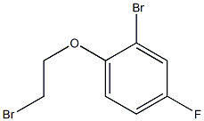 2-bromo-1-(2-bromoethoxy)-4-fluorobenzene 구조식 이미지