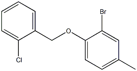 2-bromo-1-[(2-chlorophenyl)methoxy]-4-methylbenzene Structure