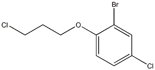 2-bromo-4-chloro-1-(3-chloropropoxy)benzene Structure