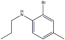 2-bromo-4-methyl-N-propylaniline 구조식 이미지