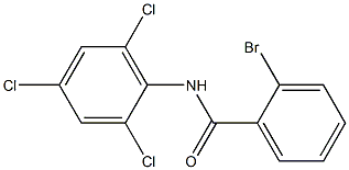 2-bromo-N-(2,4,6-trichlorophenyl)benzamide 구조식 이미지