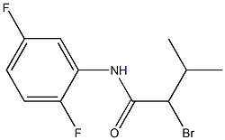 2-bromo-N-(2,5-difluorophenyl)-3-methylbutanamide Structure