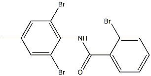 2-bromo-N-(2,6-dibromo-4-methylphenyl)benzamide Structure