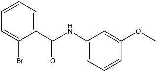 2-bromo-N-(3-methoxyphenyl)benzamide Structure