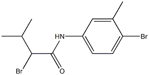 2-bromo-N-(4-bromo-3-methylphenyl)-3-methylbutanamide Structure