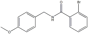 2-bromo-N-(4-methoxybenzyl)benzamide 구조식 이미지