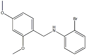 2-bromo-N-[(2,4-dimethoxyphenyl)methyl]aniline Structure