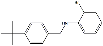 2-bromo-N-[(4-tert-butylphenyl)methyl]aniline 구조식 이미지