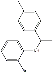 2-bromo-N-[1-(4-methylphenyl)ethyl]aniline Structure