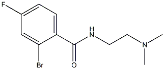 2-bromo-N-[2-(dimethylamino)ethyl]-4-fluorobenzamide Structure