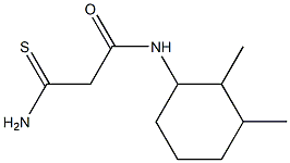 2-carbamothioyl-N-(2,3-dimethylcyclohexyl)acetamide Structure