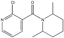 2-chloro-3-[(2,6-dimethylpiperidin-1-yl)carbonyl]pyridine 구조식 이미지