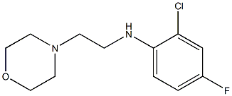 2-chloro-4-fluoro-N-[2-(morpholin-4-yl)ethyl]aniline Structure
