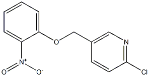 2-chloro-5-(2-nitrophenoxymethyl)pyridine 구조식 이미지