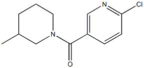 2-chloro-5-[(3-methylpiperidin-1-yl)carbonyl]pyridine Structure